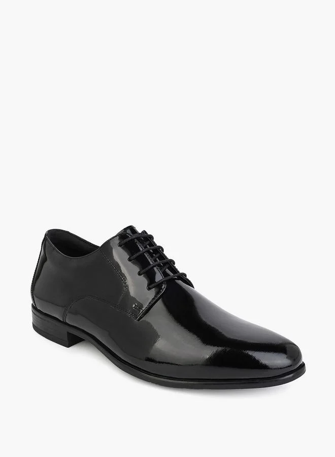 دوتشيني Men Leather Formal Derby Shoes